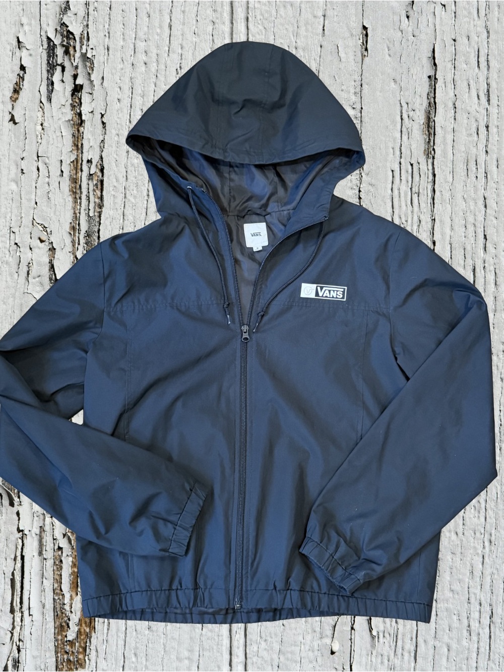 Vans Black Logo Windbreaker Jacket